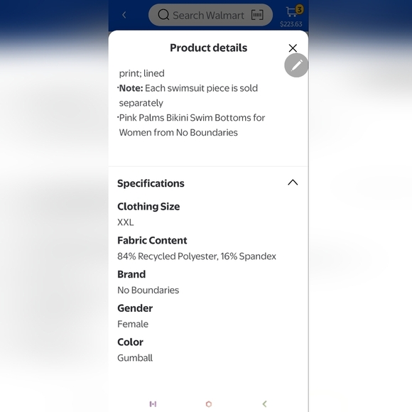 Nwt Nobo 2x Palms Bikini Set - Picture 7 of 8